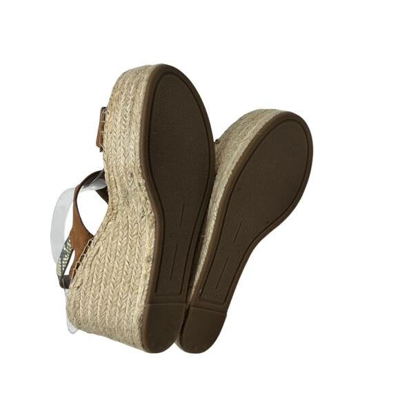 Dolce Vita Brown Suede Spiro Wedge Platform Sandal Size 8 - Picture 5 of 16